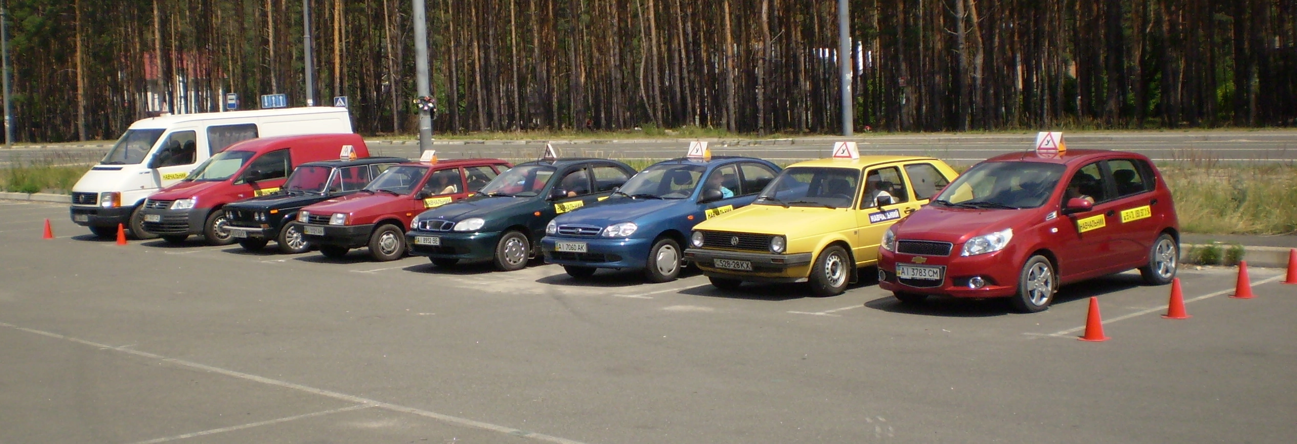Автопарк автошколи Мотор-Авто станом на 2014 рік